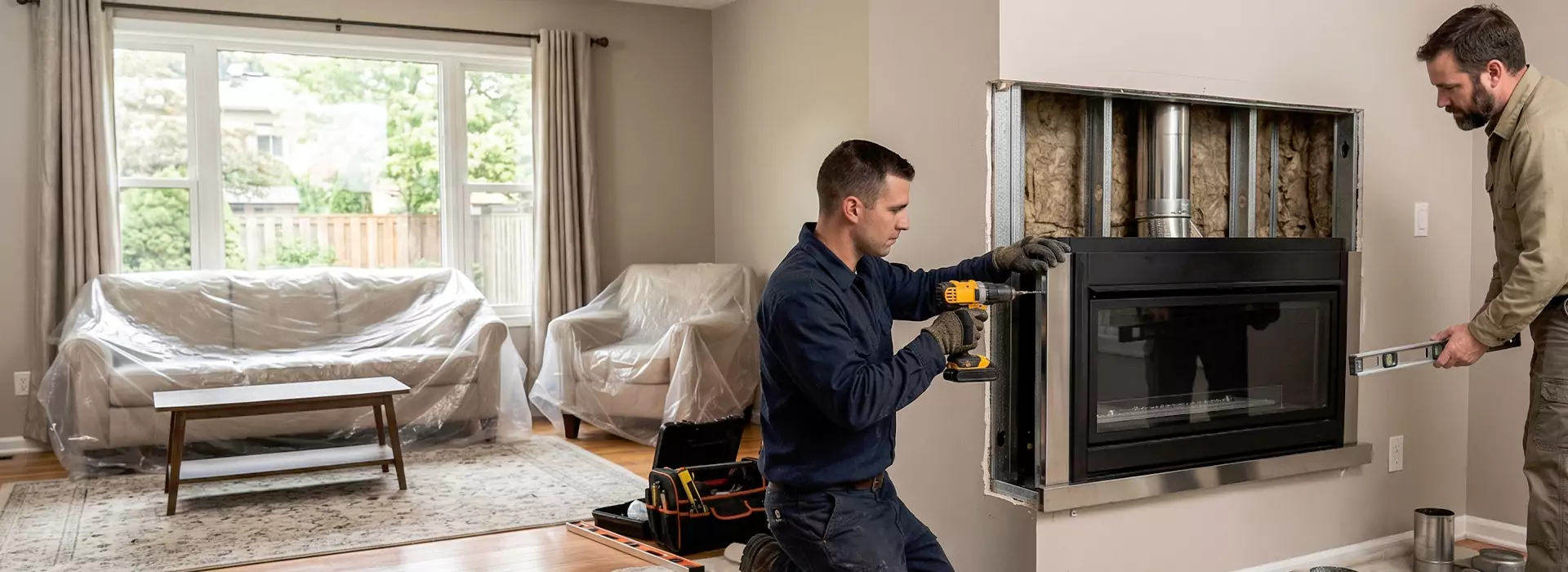 Prefabricated Fireplace Installation in Torrance, CA