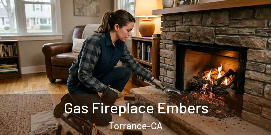 Gas Fireplace Embers Torrance-CA
