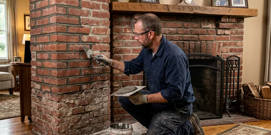 Repointing Brick Fireplace Torrance