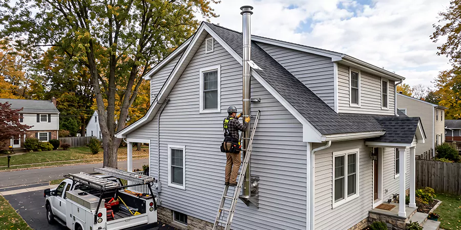 Wood Fireplace Chimney Liner Installation Torrance