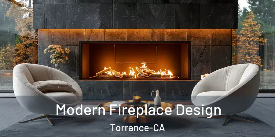  Modern Fireplace Design Torrance-CA